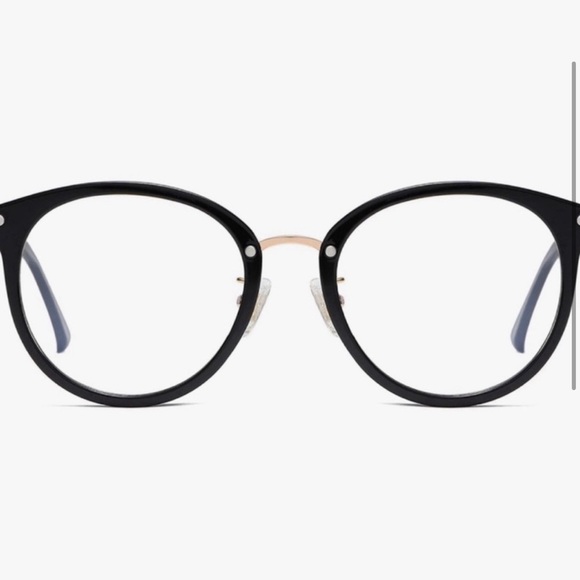 Amazon Blue Light Blocking Glasses, Pack of 2, Black and Gold and Brown Leopard - Picture 2 of 13